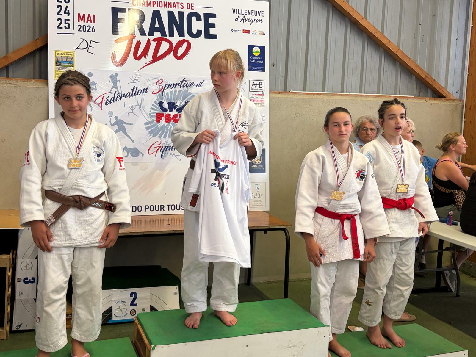 ALICIA VINCENT 3e DES FRANCE FSGT MINIMES FILLES :