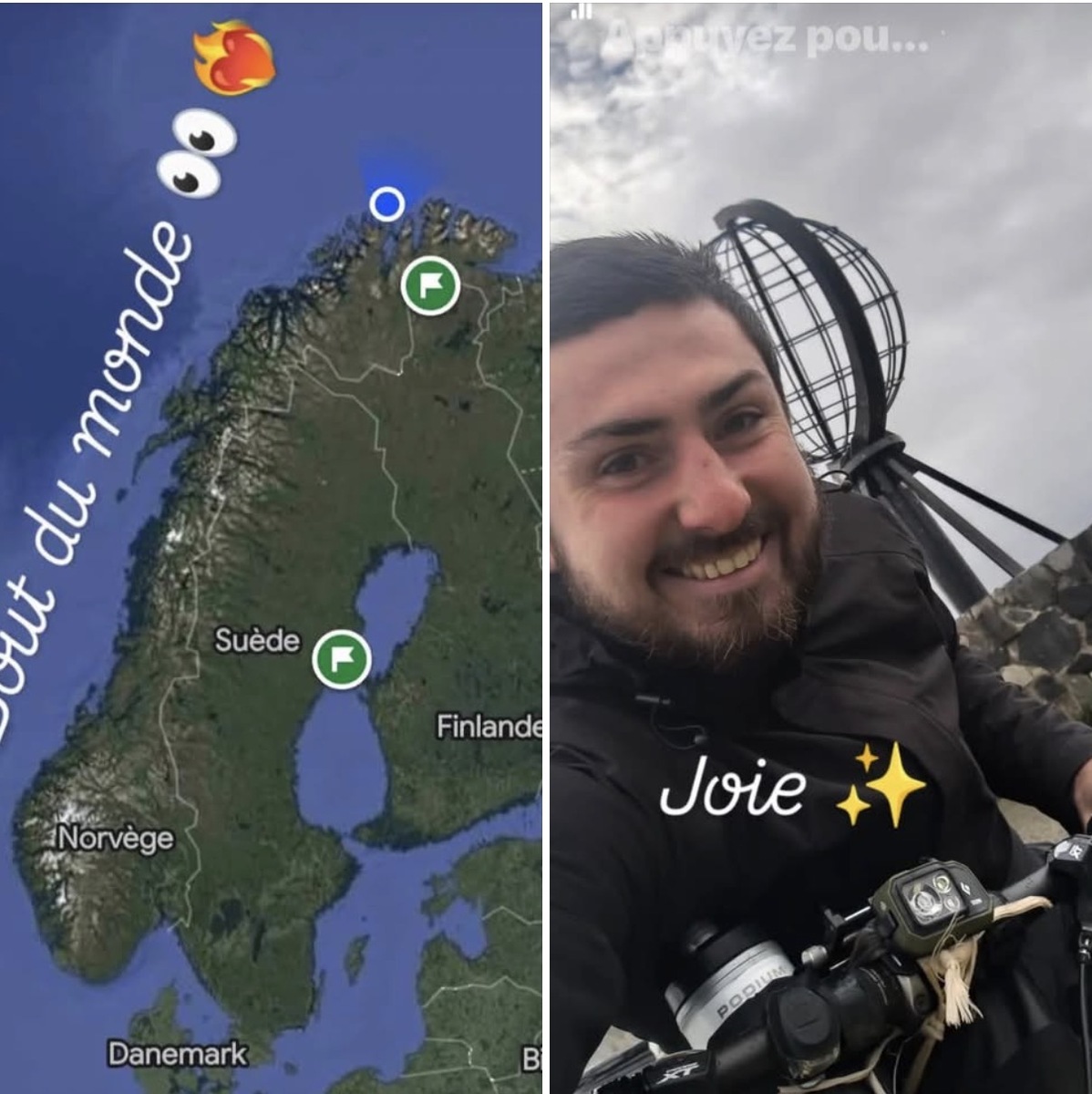 VINY EST ARRIVÉ AU CAP NORD :