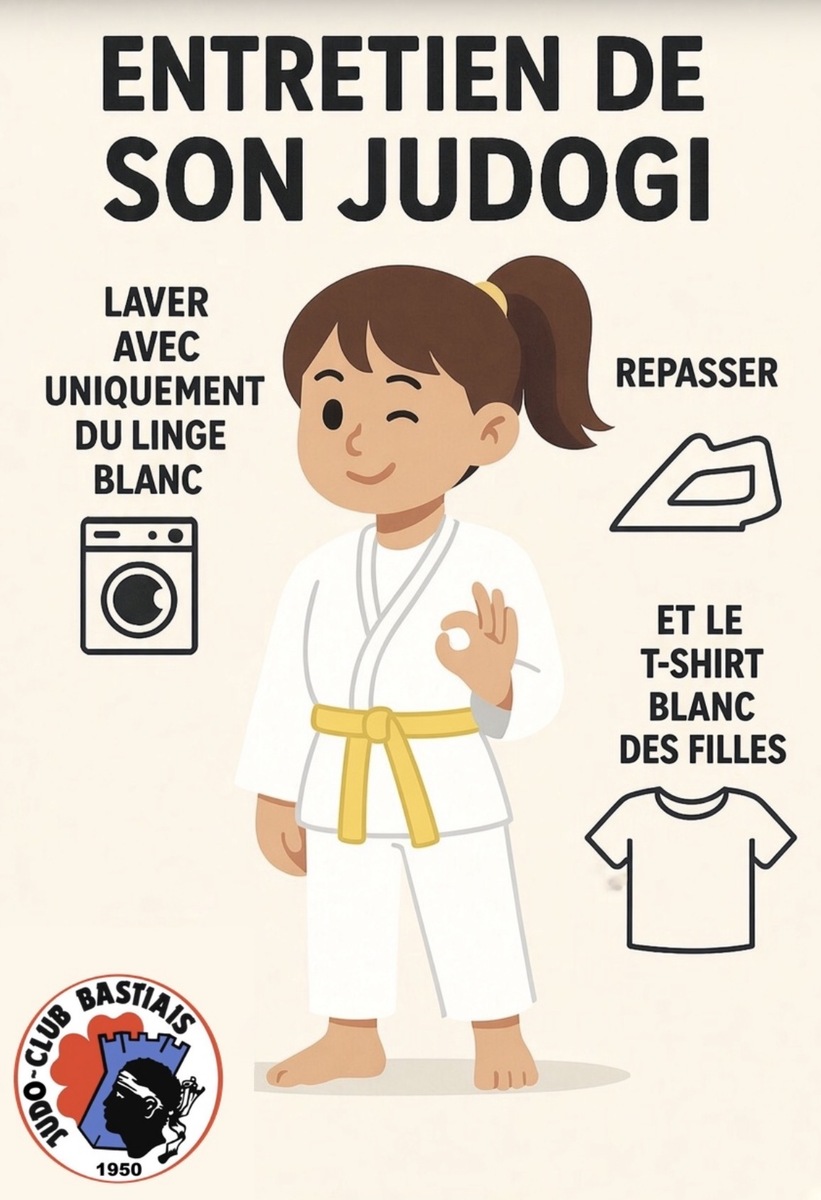 L’HYGIÈNE C’EST AUSSI LA PROPRETÉ DU JUDOGI :