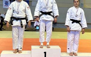 CHAMPIONNATS DE FRANCE FSGT SENIORS :  LELIA ROSSINI MÉDAILLE DE BRONZE -63 kg