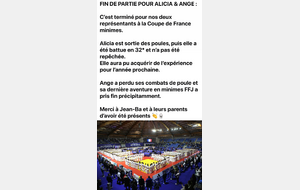 COUPE DE FRANCE MINIMES :