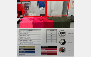 4 NOUVELLES COULEURS de  TEE-SHIRTS :