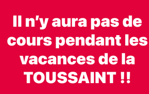 NOS 3 DOJOS SONT FERMÉS JUSQU’AU 3 NOVEMBRE