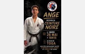 LE GRAND JOUR ARRIVE POUR ANGE, NOTRE NOUVEAU SHODAN :