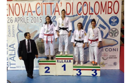 Stéphanie GIORGI médaille de bronze à GENES pour la 3° fois !!!