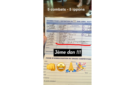 PIERRE-ANTOINE 3* DAN :