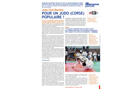 LE CLUB A L’HONNEUR SUR LA REVUE FSGT :