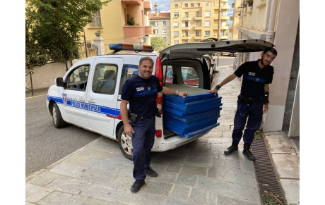 DES TATAMI POUR LA POLICE MUNICIPALE :