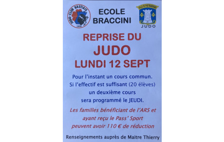 REPRISE AU DOJO DE VILLE :