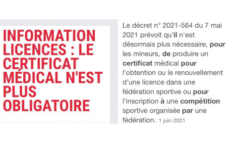 POUR LES MINEURS :