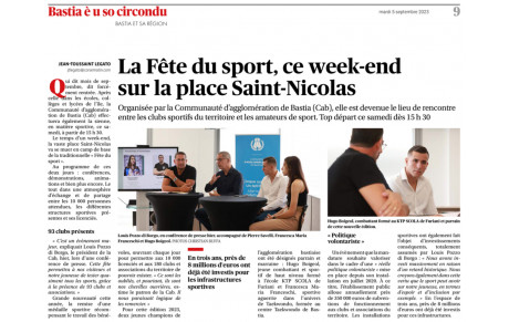 VU &amp; LU DANS CORSE MATIN :