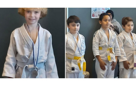 TOUS NOS MINI-POUSSINS SUR LE PODIUM DE BORGO :