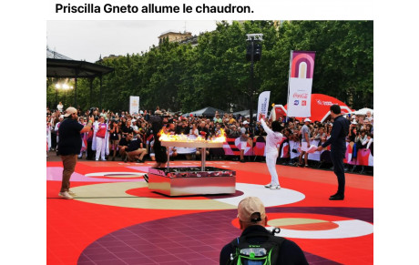 LA FLAMME OLYMPIQUE A BASTIA :