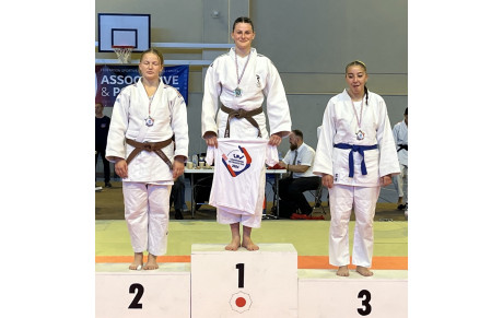 JADE MORETTO CHAMPIONNE DE FRANCE FSGT CADETTE +70 kg.