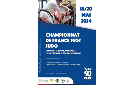 CHAMPIONNATS DE FRANCE FSGT SENIORS :