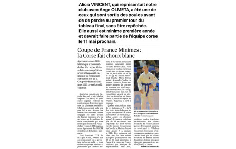 VU &amp; LU DANS CORSE MATIN :