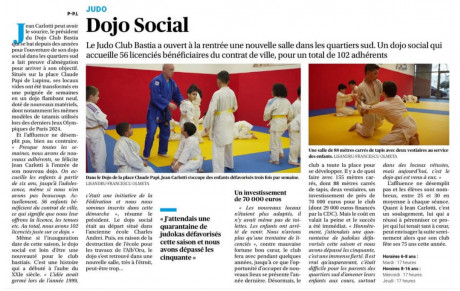 VU &amp; LU DANS CORSE MATIN :